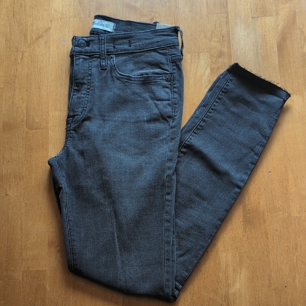 Madewell Women's Dark Gray Skinny Jeans